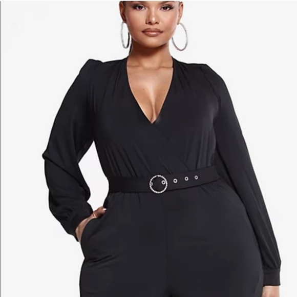 Fashion to Figure Jumpsuit Size 4 Black - Picture 2 of 4